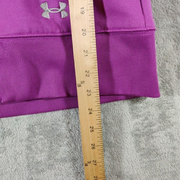 Under Armour Sweatshirt Womens Large Purple Hooded‎ U-Storm Hoodie - Picture 6 of 12